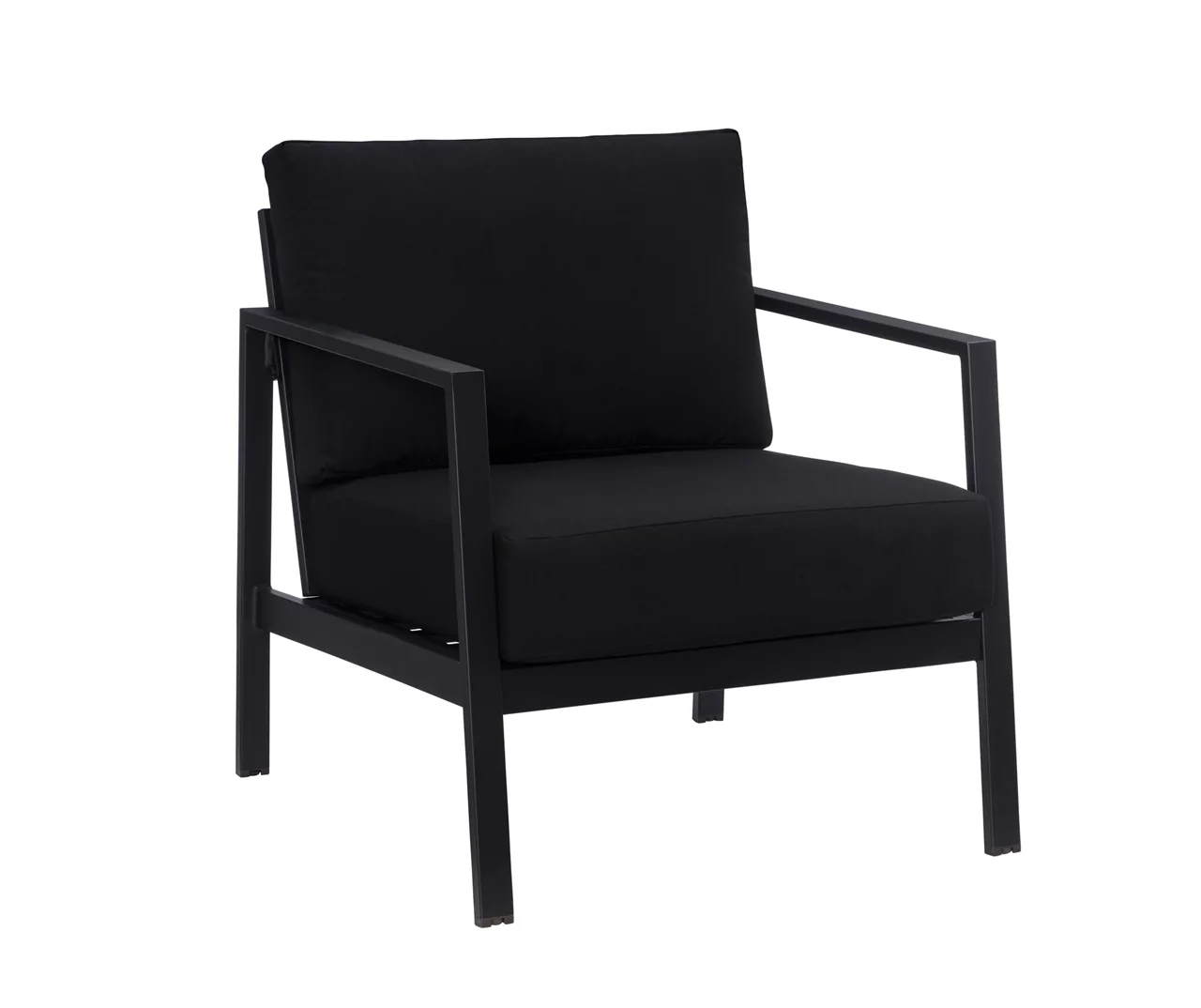 Marcy Metal Cushioned Patio Lounge Chair