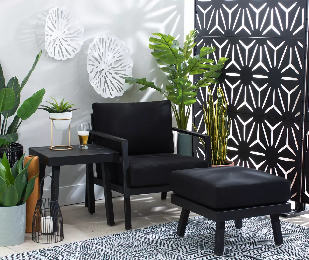 Marcy Metal Cushioned Patio Lounge Chair - Image 5