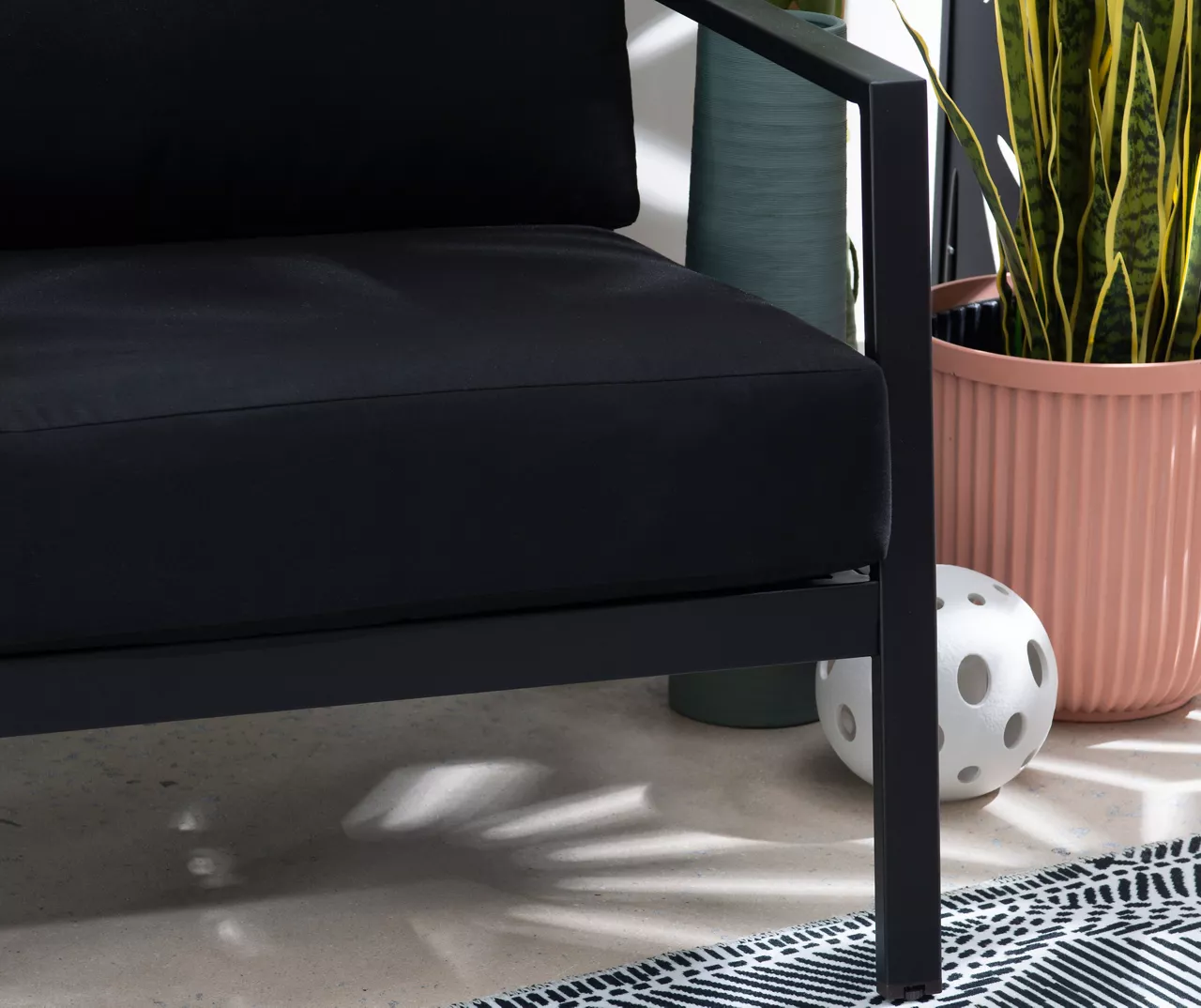 Marcy Metal Cushioned Patio Lounge Chair - Image 6