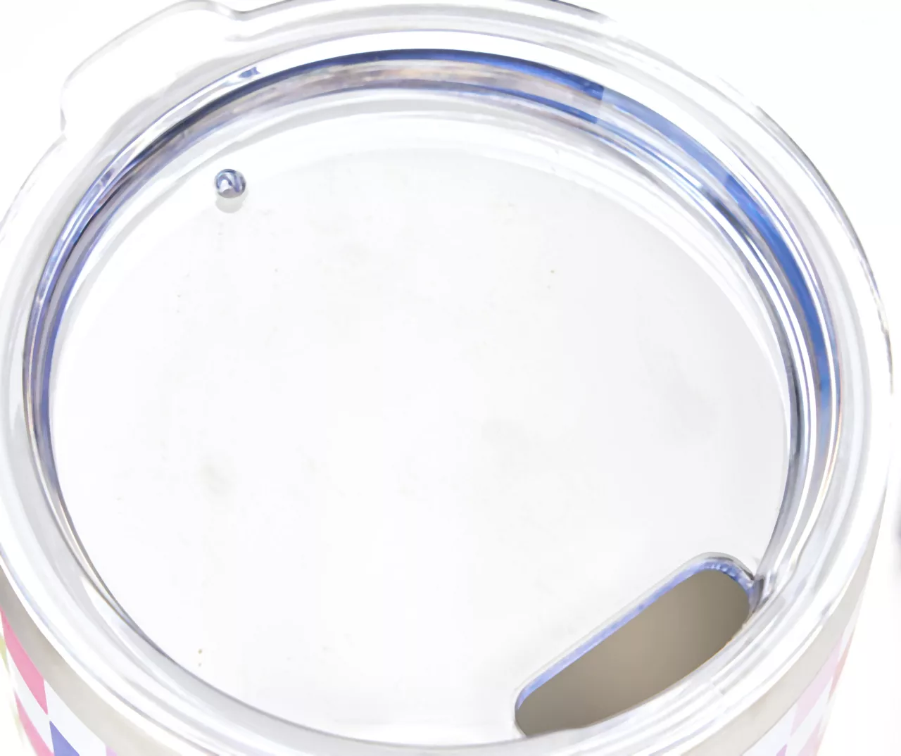 Rainbow Grid Stainless Steel Tumbler, 20 Oz. - Image 2