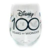 Disney 100 Heritage Multi-Character Stemless Wineglass, 4-Pack