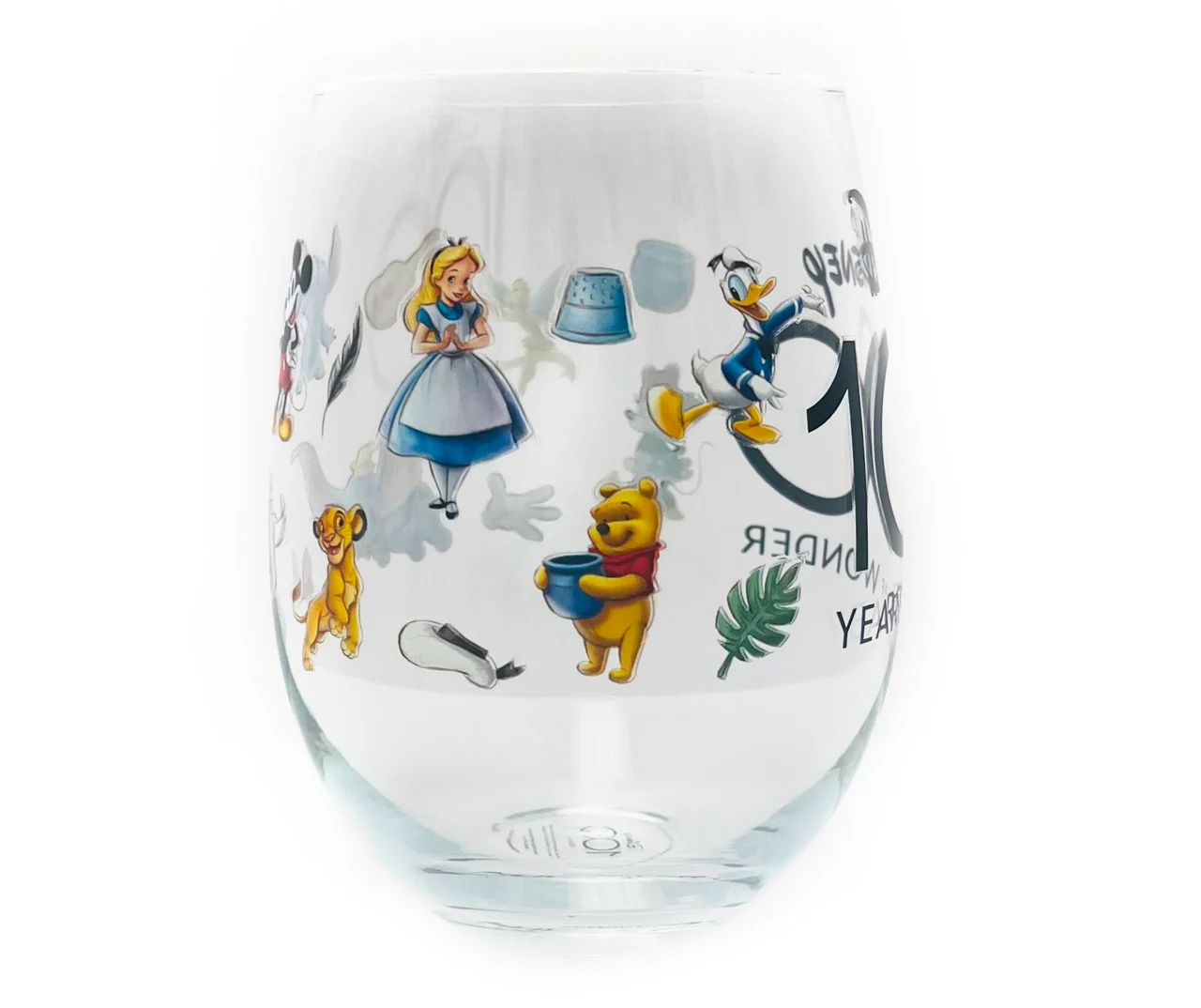 Disney 100 Heritage Multi-Character Stemless Wineglass, 4-Pack - Image 4