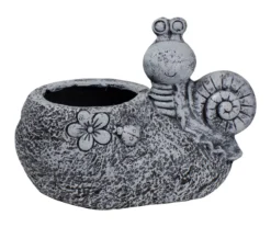 15.5" Snail & Ladybug Polystone Planer