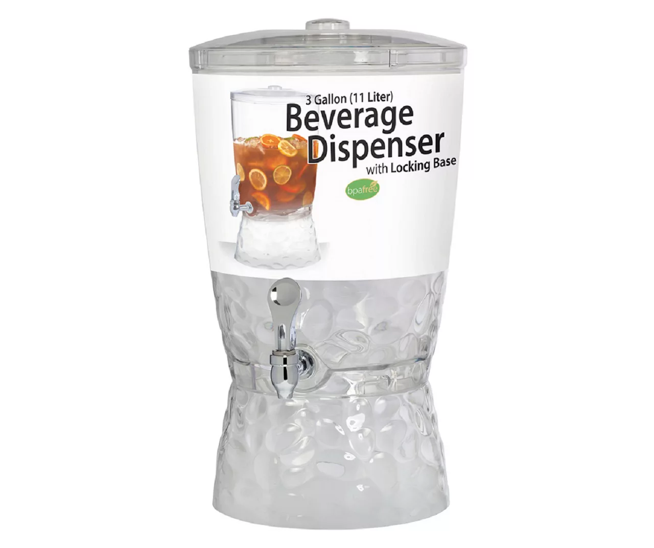 Clear Acrylic 3-Gallon Beverage Dispenser - Image 3