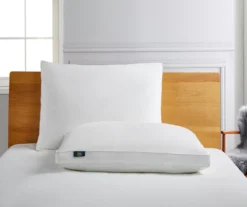 Serta White Firm Cotton-Down Pillow, 2-Pack