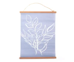 Leaf Line Linen Hanging Banner