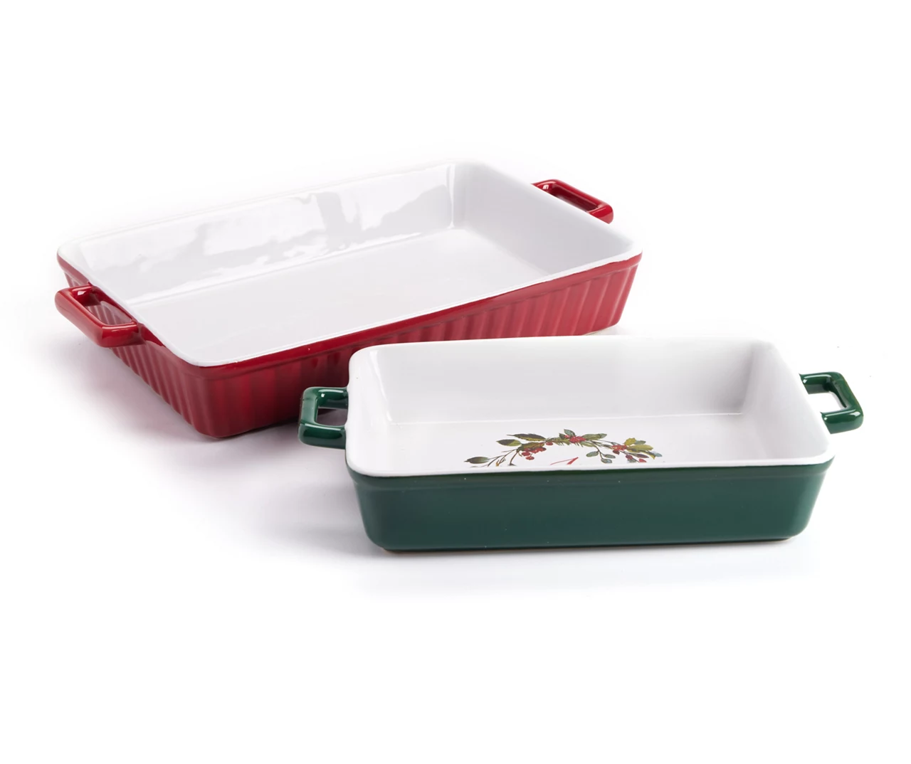 "Joy" Fall Colors Baking Dishes, 2-Piece Set - Image 2