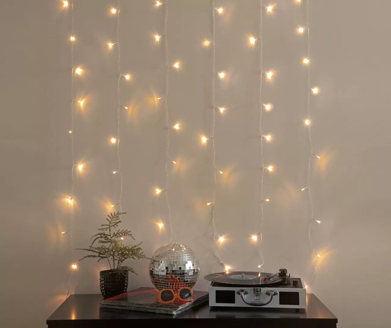 Glow-Up Music Sync LED Curtain Light Set, (3.5' X 5') - Image 6