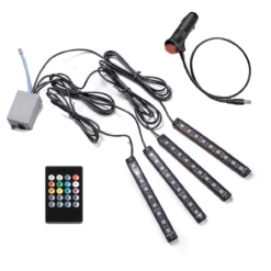 Glow-Up Car Glow Multi-Color Foot Well Light Set, 4-Count