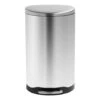 Stainless Steel 10.5-Gal. Pedal Soft-Close Trash Can