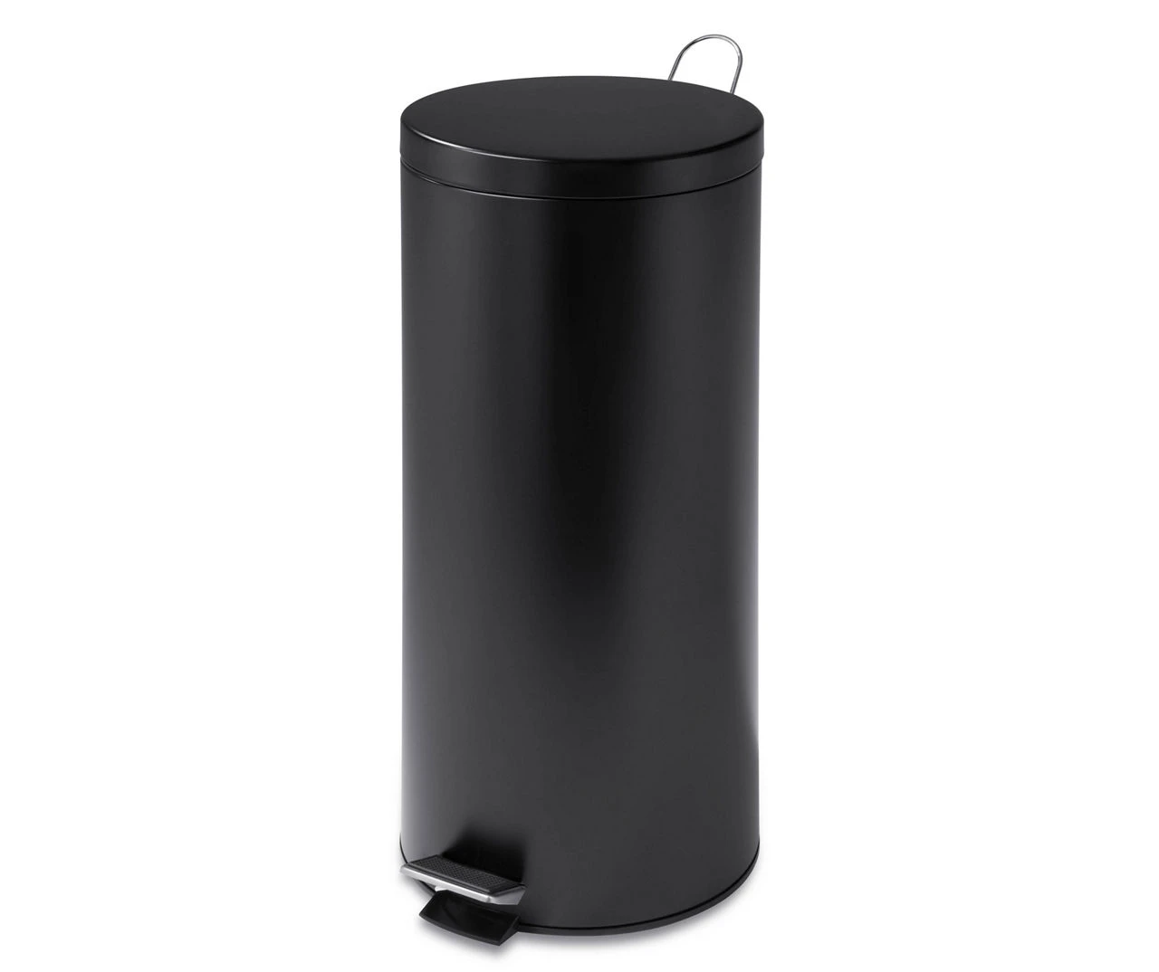 Matte Black Stainless Steel 8-Gal. Round Pedal Trash Can - Image 7
