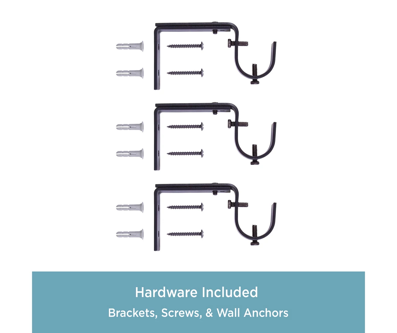 Kenney Mary 1" Adjustable Curtain Rod - Image 6