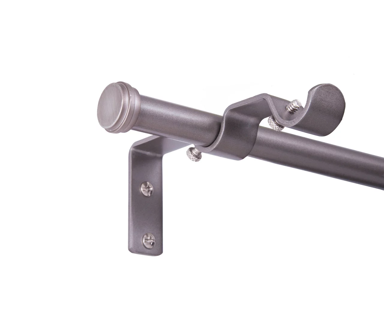 Kenney Double 5/8" Adjustable Curtain Rod Conversion Kit, (42"-120") - Image 4