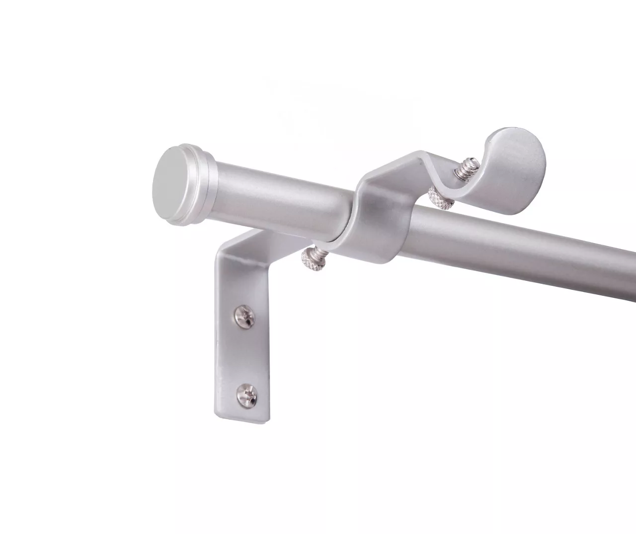 Kenney Double 5/8" Adjustable Curtain Rod Conversion Kit, (42"-120") - Image 2