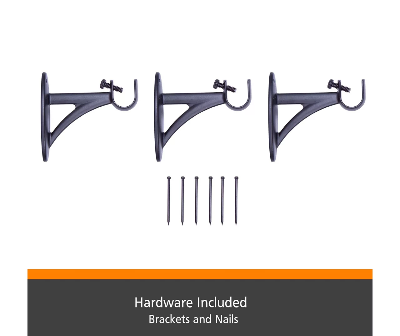 Kenney Dryden Fast Fit 5/8" Adjustable Curtain Rod - Image 10