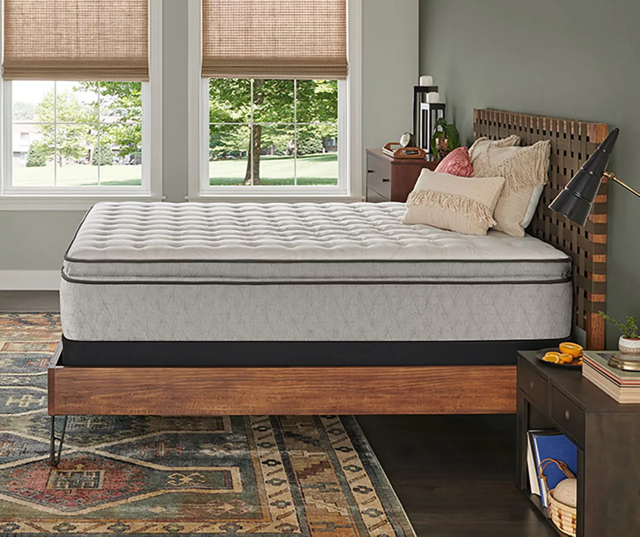 Sealy Dean California King Euro Pillow Top Mattress & Box Spring Set - Image 2