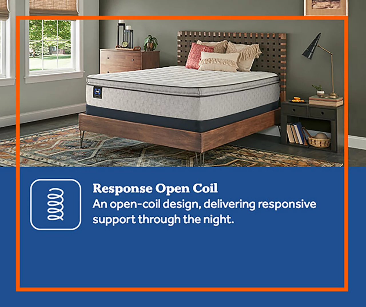 Sealy Dean California King Euro Pillow Top Mattress & Box Spring Set - Image 7