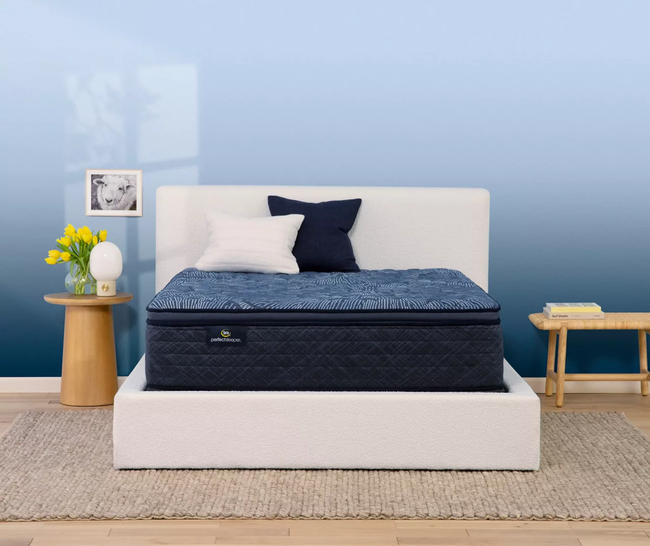 Serta Perfect Sleeper Oasis Sleep 14.5" California King Firm Pillow Top Mattress & Box Spring Set - Image 2